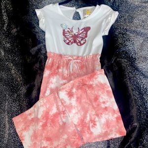 Girls one piece spring outfit